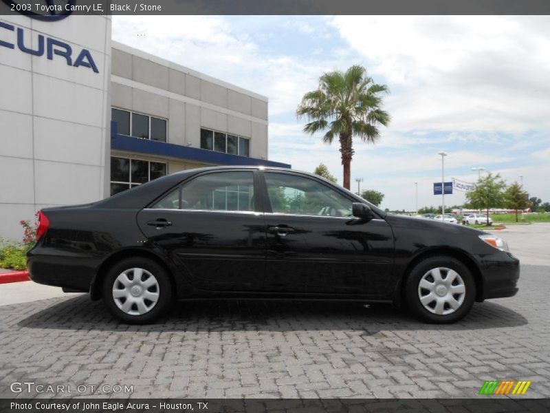 Black / Stone 2003 Toyota Camry LE