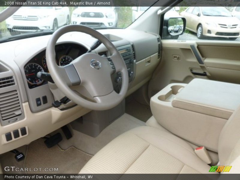 Majestic Blue / Almond 2008 Nissan Titan SE King Cab 4x4