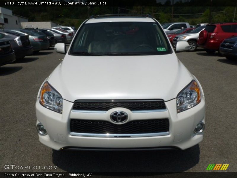 Super White / Sand Beige 2010 Toyota RAV4 Limited 4WD