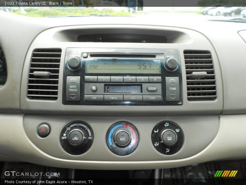 Black / Stone 2003 Toyota Camry LE