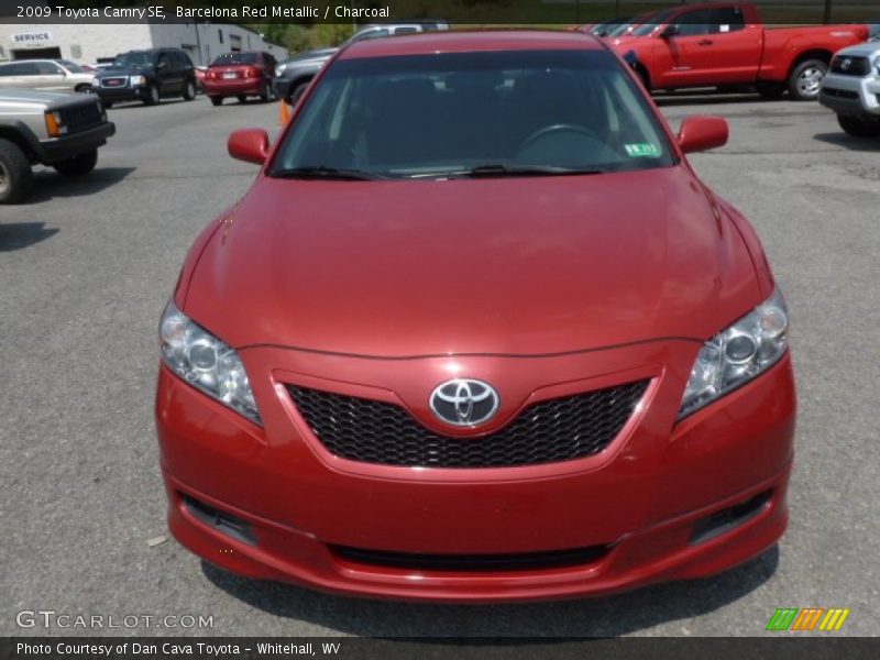 Barcelona Red Metallic / Charcoal 2009 Toyota Camry SE