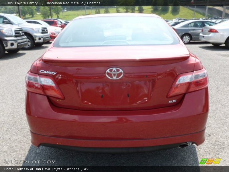 Barcelona Red Metallic / Charcoal 2009 Toyota Camry SE