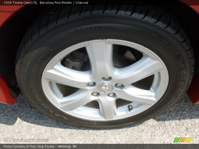Barcelona Red Metallic / Charcoal 2009 Toyota Camry SE