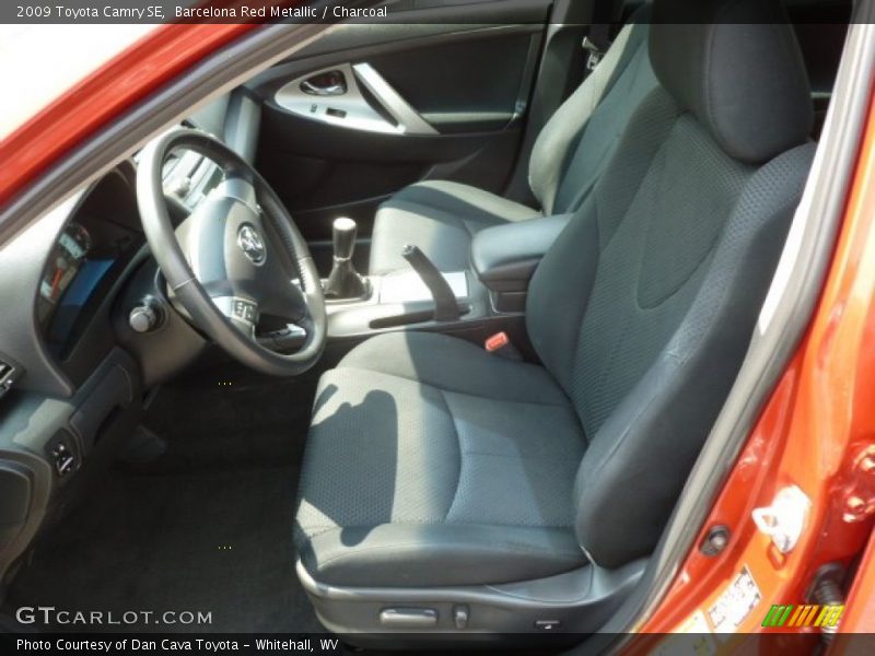 Barcelona Red Metallic / Charcoal 2009 Toyota Camry SE