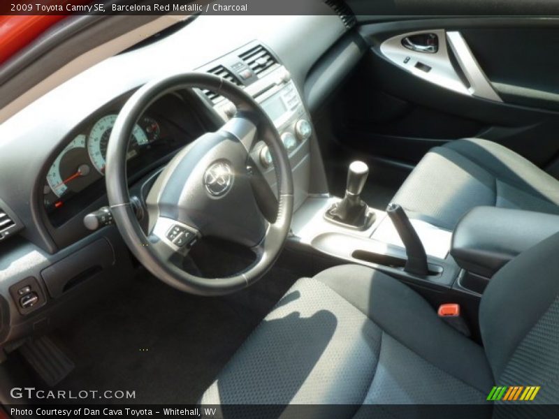 Barcelona Red Metallic / Charcoal 2009 Toyota Camry SE