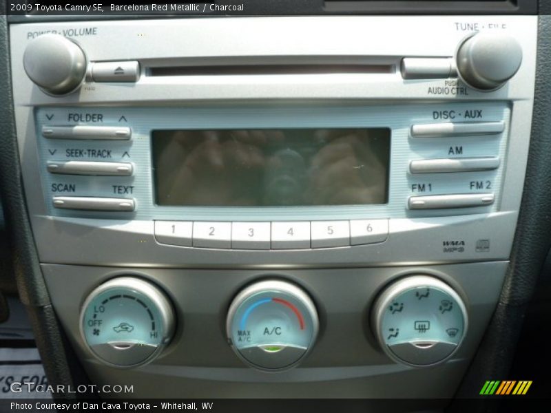 Barcelona Red Metallic / Charcoal 2009 Toyota Camry SE