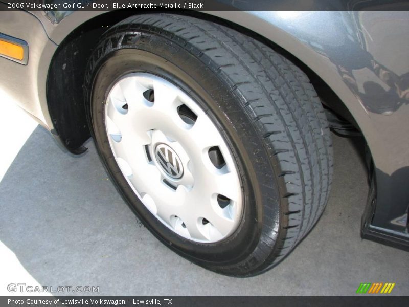 Blue Anthracite Metallic / Black 2006 Volkswagen Golf GL 4 Door