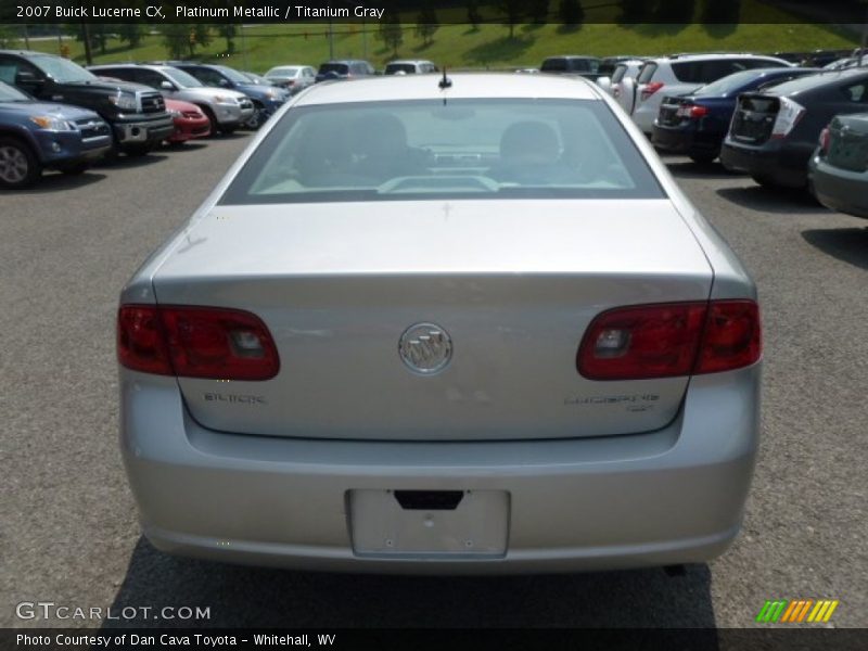 Platinum Metallic / Titanium Gray 2007 Buick Lucerne CX