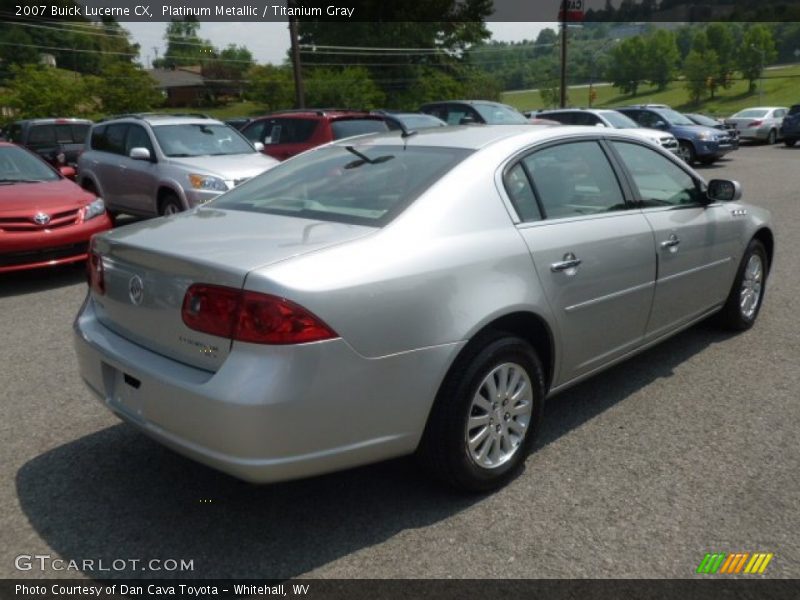 Platinum Metallic / Titanium Gray 2007 Buick Lucerne CX