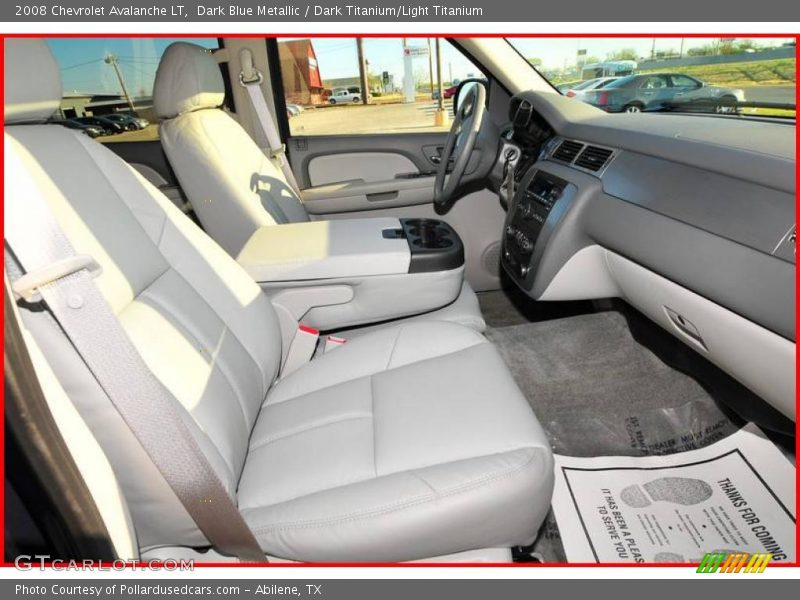 Dark Blue Metallic / Dark Titanium/Light Titanium 2008 Chevrolet Avalanche LT