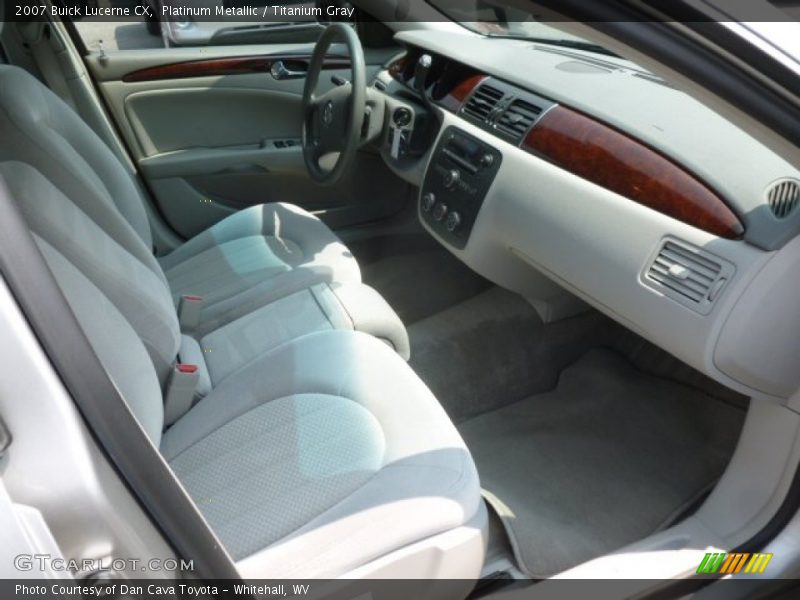 Platinum Metallic / Titanium Gray 2007 Buick Lucerne CX