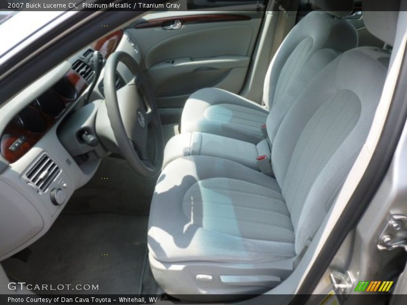 Platinum Metallic / Titanium Gray 2007 Buick Lucerne CX
