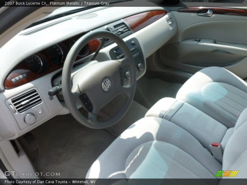 Platinum Metallic / Titanium Gray 2007 Buick Lucerne CX