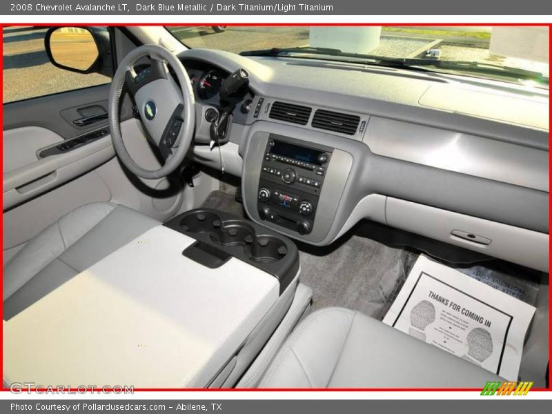 Dark Blue Metallic / Dark Titanium/Light Titanium 2008 Chevrolet Avalanche LT