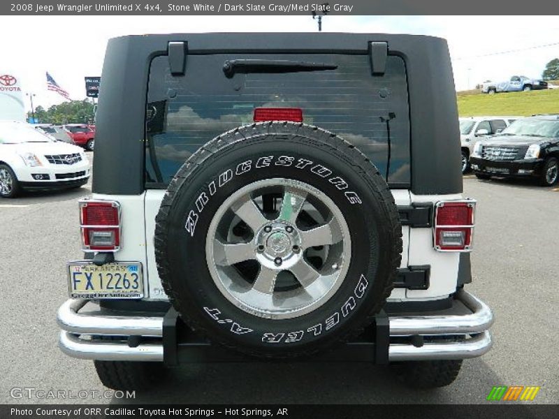 Stone White / Dark Slate Gray/Med Slate Gray 2008 Jeep Wrangler Unlimited X 4x4