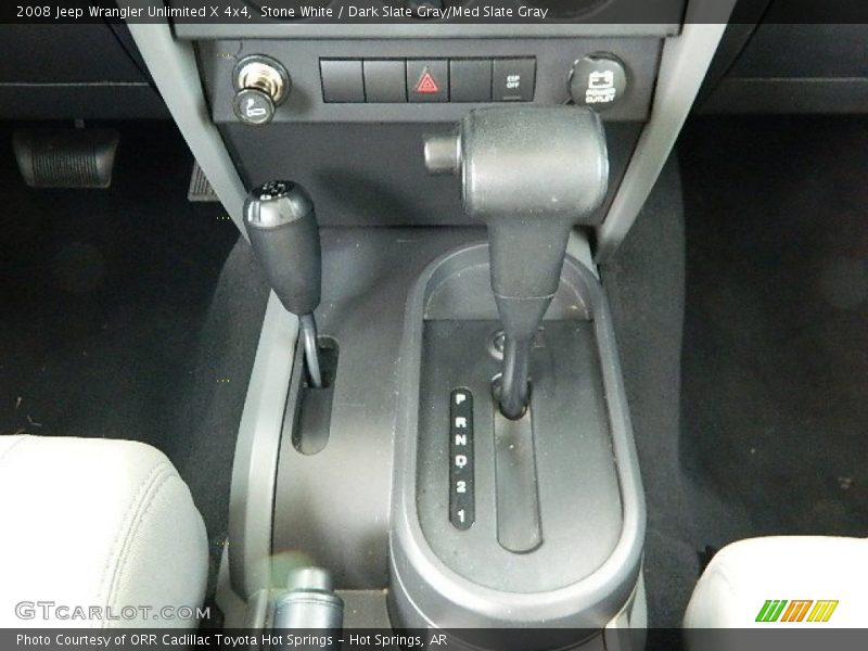 Stone White / Dark Slate Gray/Med Slate Gray 2008 Jeep Wrangler Unlimited X 4x4