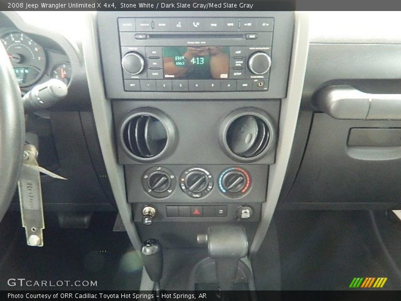 Stone White / Dark Slate Gray/Med Slate Gray 2008 Jeep Wrangler Unlimited X 4x4