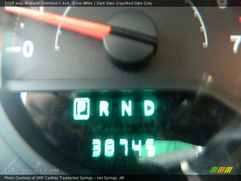 Stone White / Dark Slate Gray/Med Slate Gray 2008 Jeep Wrangler Unlimited X 4x4