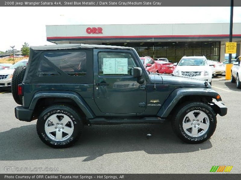 Steel Blue Metallic / Dark Slate Gray/Medium Slate Gray 2008 Jeep Wrangler Sahara 4x4