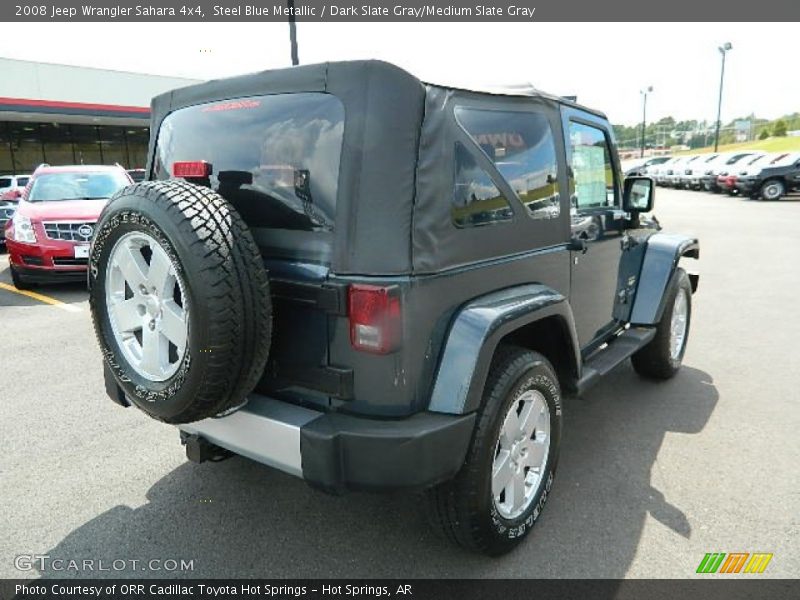 Steel Blue Metallic / Dark Slate Gray/Medium Slate Gray 2008 Jeep Wrangler Sahara 4x4