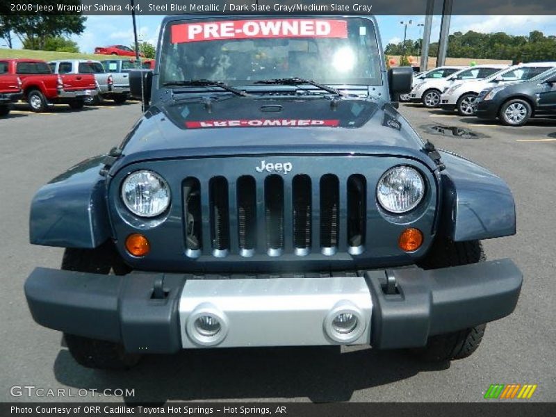 Steel Blue Metallic / Dark Slate Gray/Medium Slate Gray 2008 Jeep Wrangler Sahara 4x4