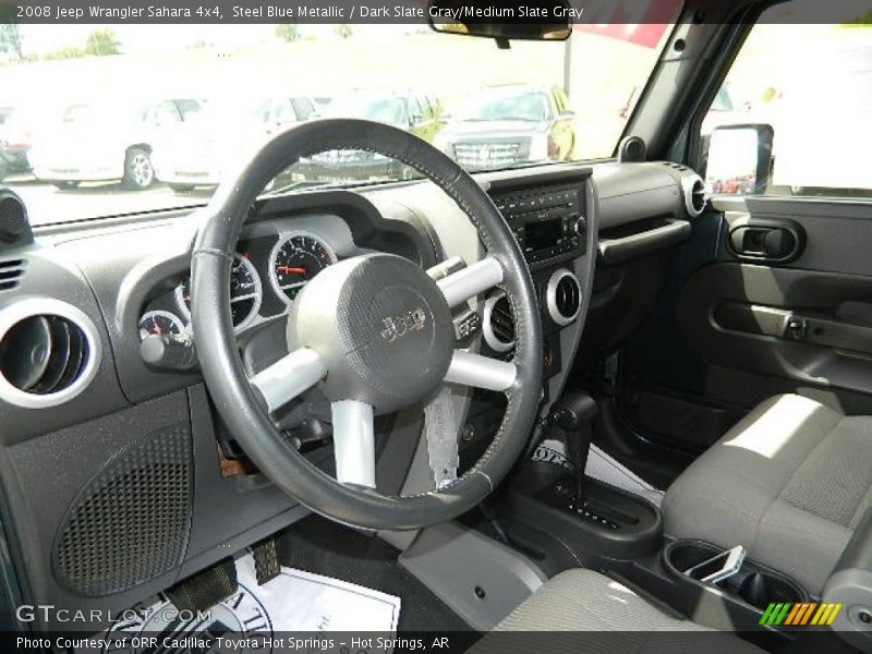 Steel Blue Metallic / Dark Slate Gray/Medium Slate Gray 2008 Jeep Wrangler Sahara 4x4
