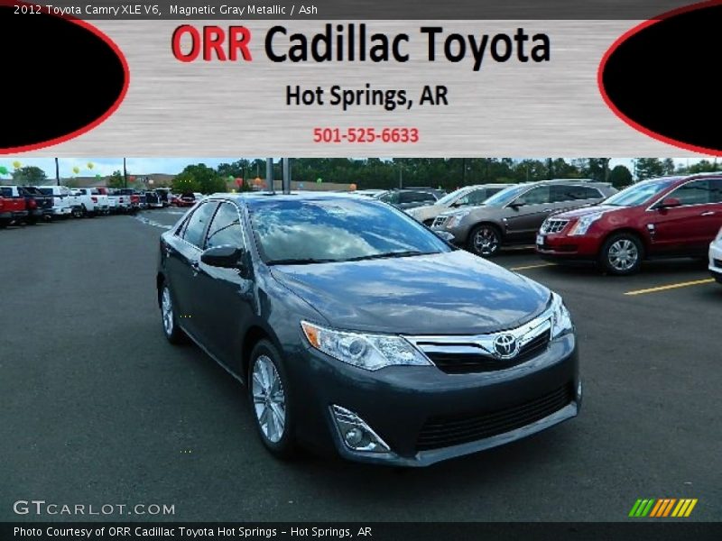 Magnetic Gray Metallic / Ash 2012 Toyota Camry XLE V6