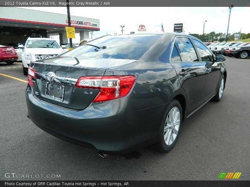 Magnetic Gray Metallic / Ash 2012 Toyota Camry XLE V6