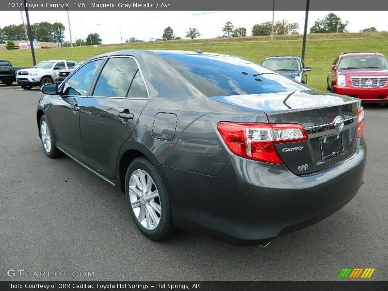 Magnetic Gray Metallic / Ash 2012 Toyota Camry XLE V6