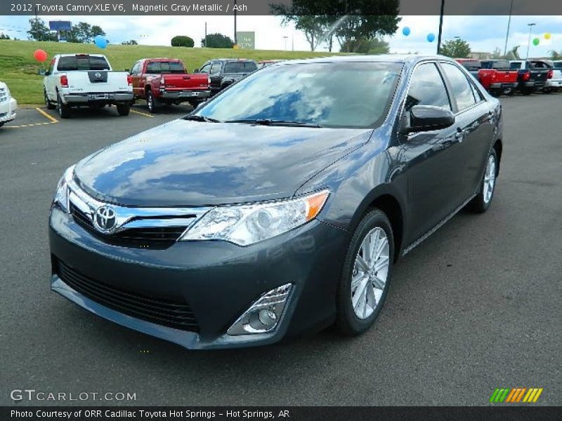 Magnetic Gray Metallic / Ash 2012 Toyota Camry XLE V6