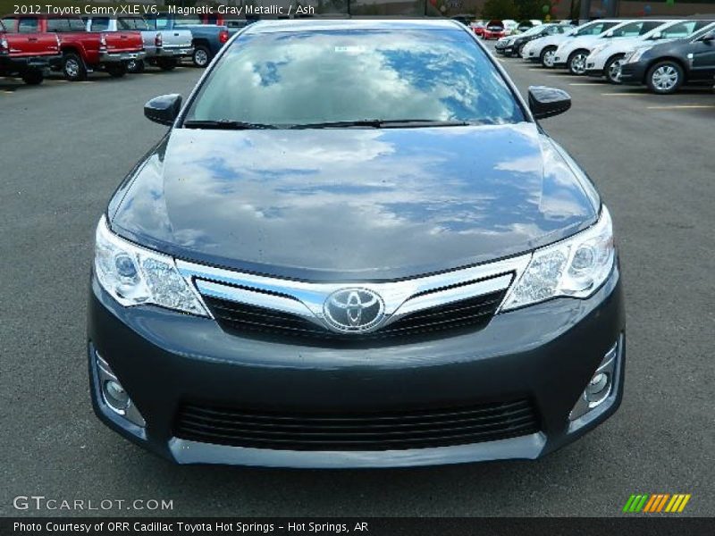 Magnetic Gray Metallic / Ash 2012 Toyota Camry XLE V6