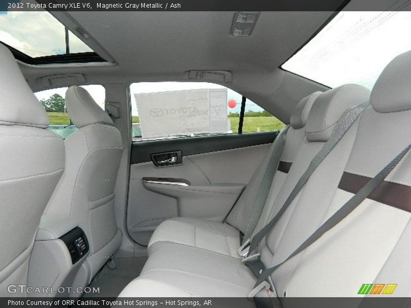 Magnetic Gray Metallic / Ash 2012 Toyota Camry XLE V6