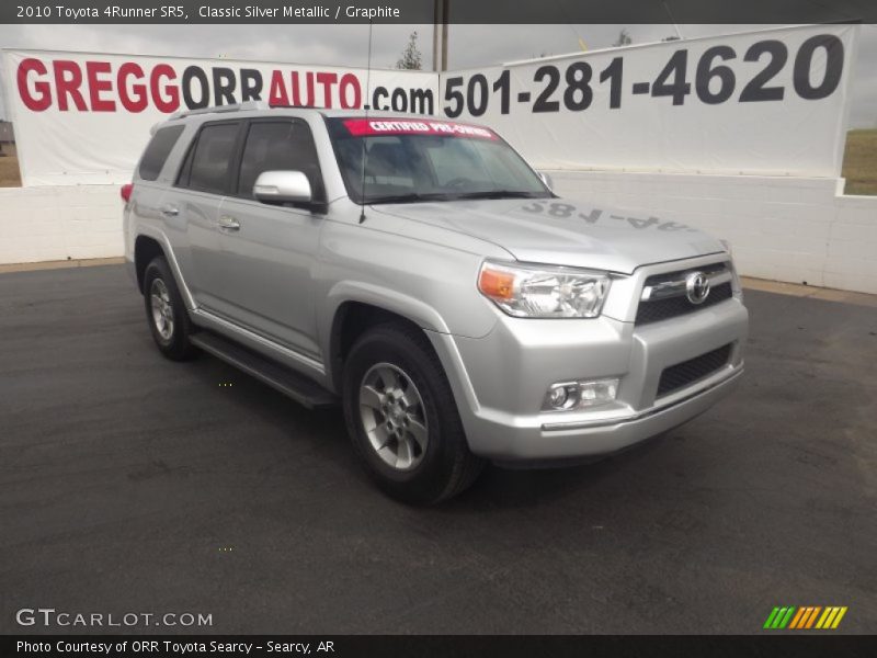 Classic Silver Metallic / Graphite 2010 Toyota 4Runner SR5