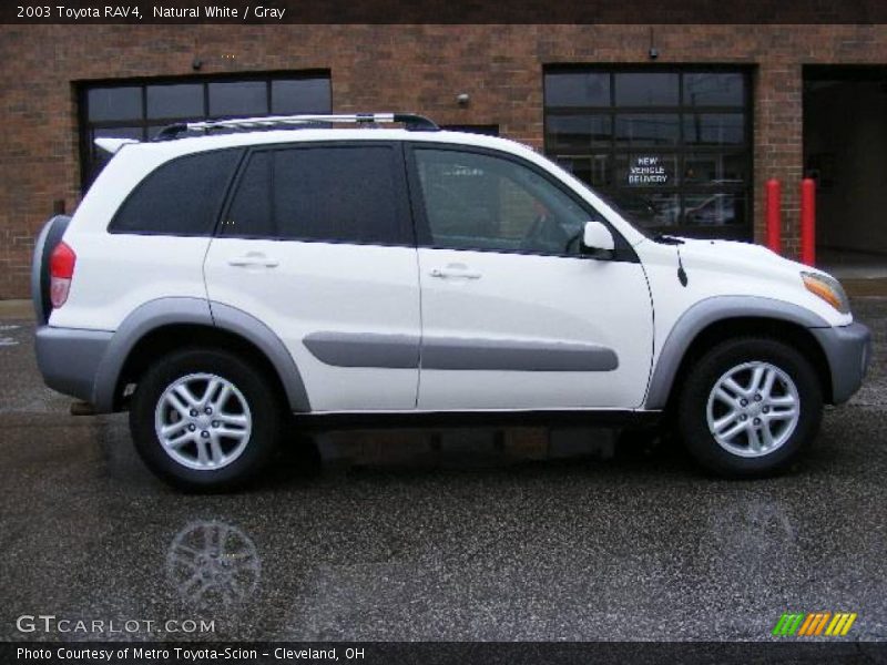 Natural White / Gray 2003 Toyota RAV4