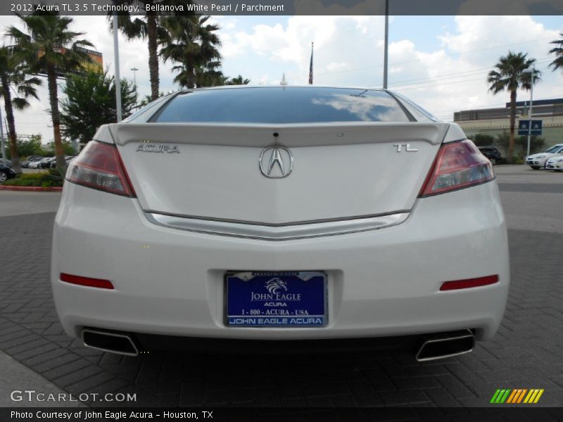 Bellanova White Pearl / Parchment 2012 Acura TL 3.5 Technology