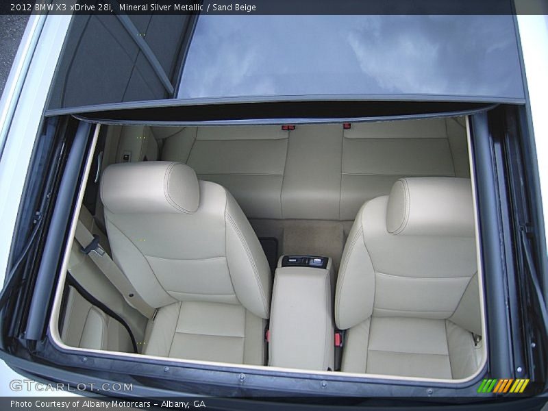 Mineral Silver Metallic / Sand Beige 2012 BMW X3 xDrive 28i