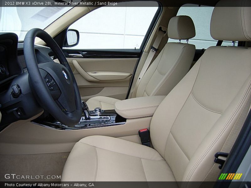Mineral Silver Metallic / Sand Beige 2012 BMW X3 xDrive 28i