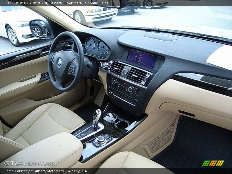 Mineral Silver Metallic / Sand Beige 2012 BMW X3 xDrive 28i