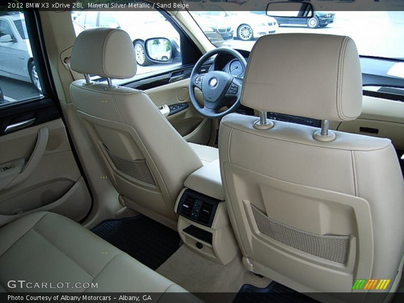 Mineral Silver Metallic / Sand Beige 2012 BMW X3 xDrive 28i