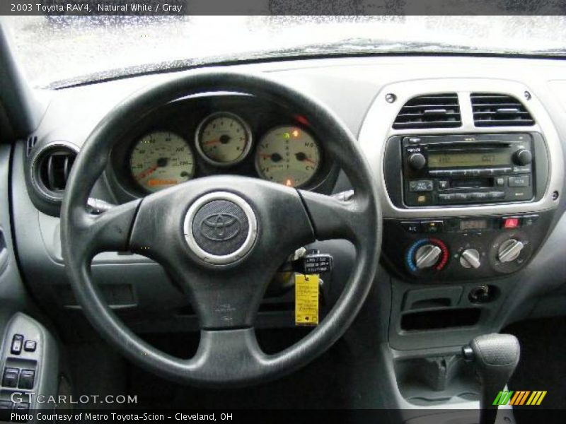 Natural White / Gray 2003 Toyota RAV4