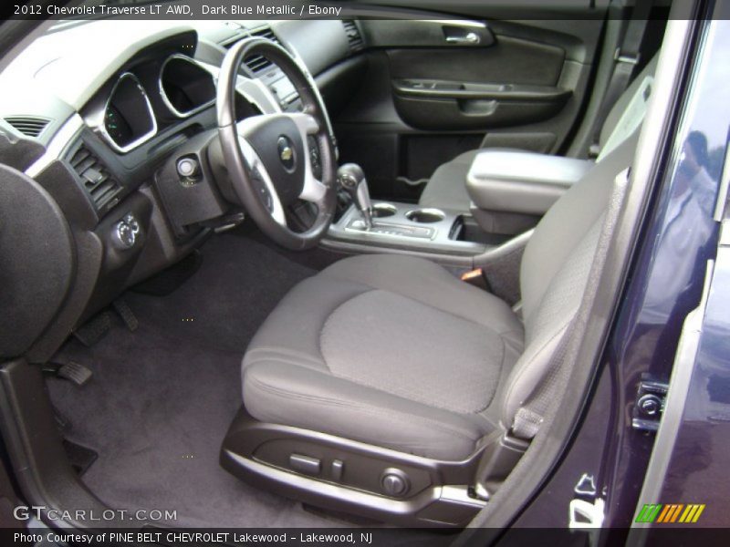 Dark Blue Metallic / Ebony 2012 Chevrolet Traverse LT AWD