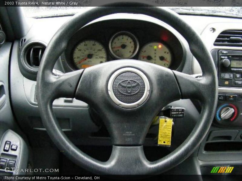 Natural White / Gray 2003 Toyota RAV4