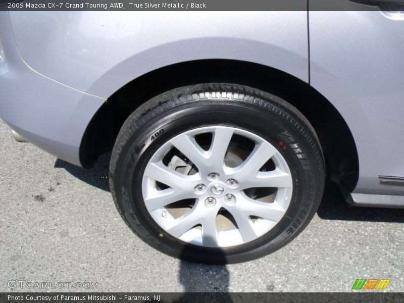 True Silver Metallic / Black 2009 Mazda CX-7 Grand Touring AWD