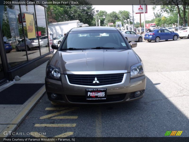 Canyon Beige Pearl / Black 2009 Mitsubishi Galant ES