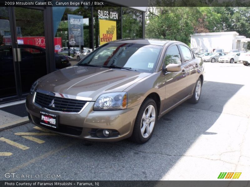 Canyon Beige Pearl / Black 2009 Mitsubishi Galant ES
