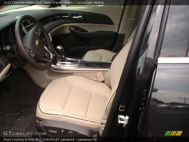 Black Granite Metallic / Cocoa/Light Neutral 2013 Chevrolet Malibu ECO