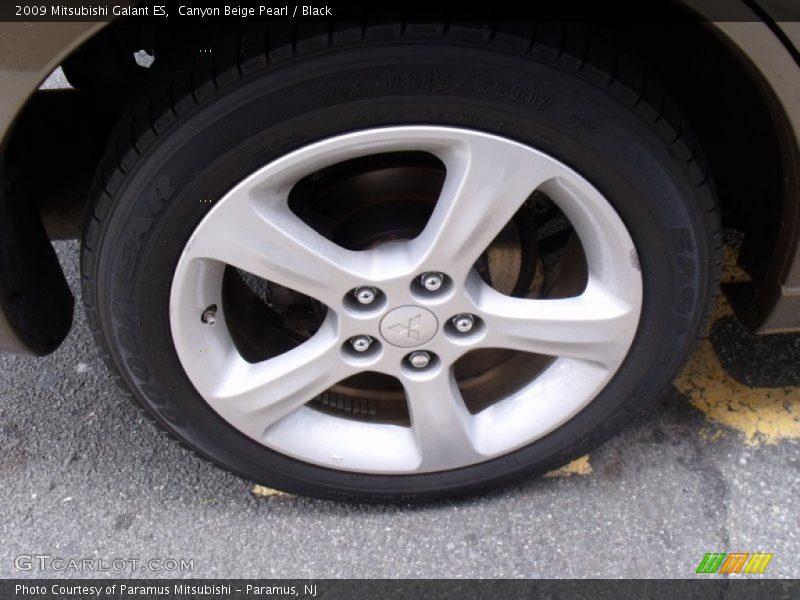 Canyon Beige Pearl / Black 2009 Mitsubishi Galant ES