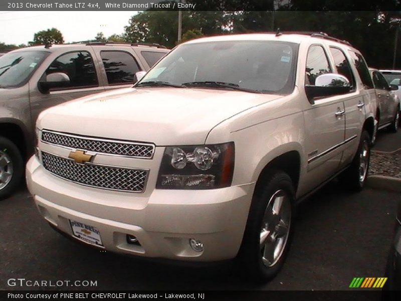 White Diamond Tricoat / Ebony 2013 Chevrolet Tahoe LTZ 4x4