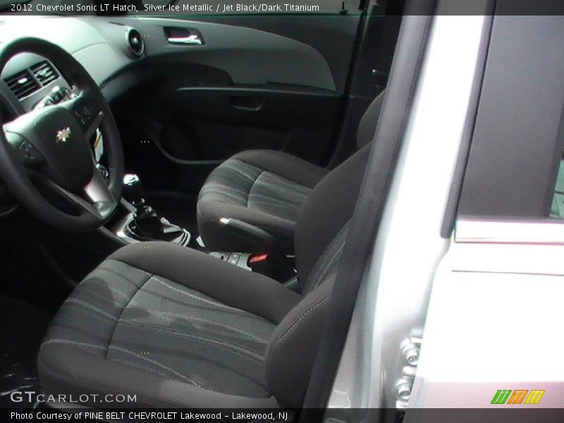 Silver Ice Metallic / Jet Black/Dark Titanium 2012 Chevrolet Sonic LT Hatch