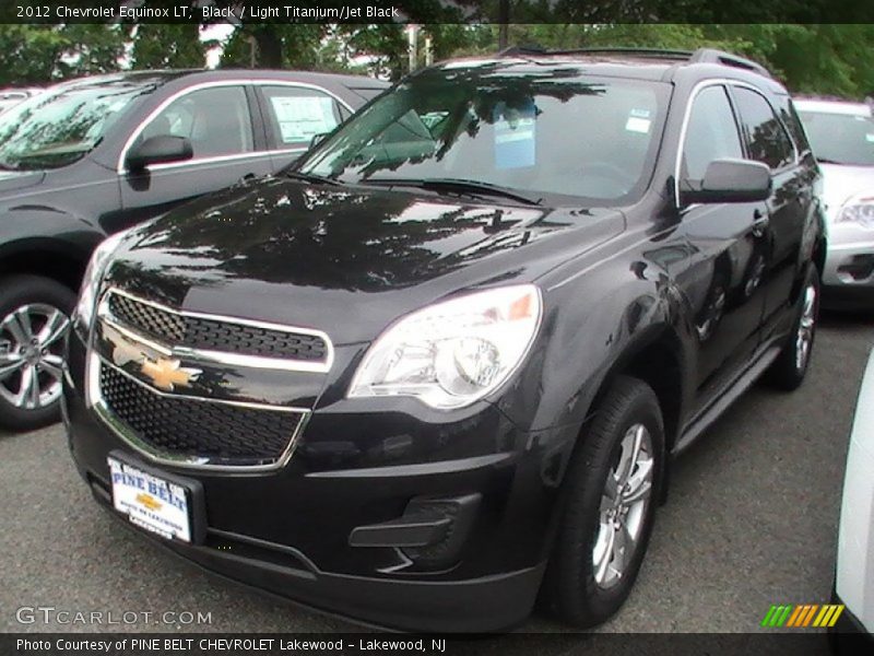 Black / Light Titanium/Jet Black 2012 Chevrolet Equinox LT